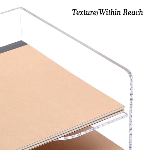 File Classification Organizer, 3/4/5 Layer Desktop File Organizer, Paper Sorter, Desktop Student Bookshelf, Paper Locker for Home, Classroom, Office, School(4tier)
