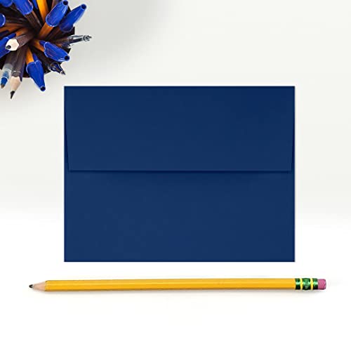 LUXPaper A2 Invitation Envelopes | Peel & Press | 4 3/8" x 5 3/4" | Navy Blue | 80lb. Text | 250 Qty