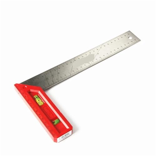 FDFDF Angle Protractor,90 Degree Turn Triangle and Right Corner Ruler Plastic Handle for Woodworking Measuring Tools