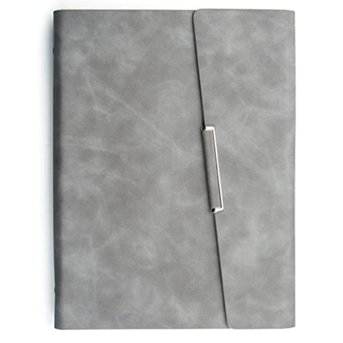 7MCCVAZXX Triple Activity Page Book Record Book A5 Creative Stationery Book Record Book Separable Commercial Business Record Book Genuine Leather (Color: F, Size: A5)