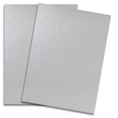 Shine SILVER - Shimmer Metallic Card Stock Paper - 8.5 x 11-92lb Cover (249gsm) - 500 PK