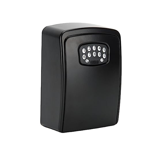 HGIYA Key Lock Box Safe Storage Waterproof Organizer Secret Cabinet Outdoor Wall Mounted Large Capacity Smart Home Security Zinc Alloy Intelligent APP Password Electronic