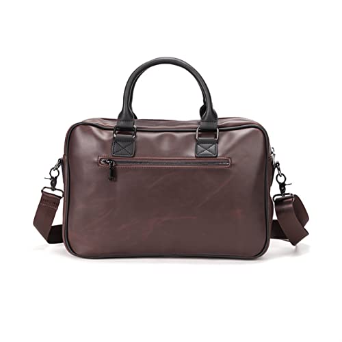 Marycan Messenger Bag, PU Leather Men's Briefcases 13inch Laptop Bag Office Bags for Men Document Business Shoulder Messenger Bag