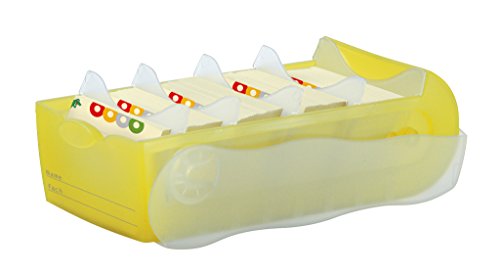 HAN 998-653, CROCO learning file, professional file, great simplicity to learn vocauular, DIN A8, translucent yellow
