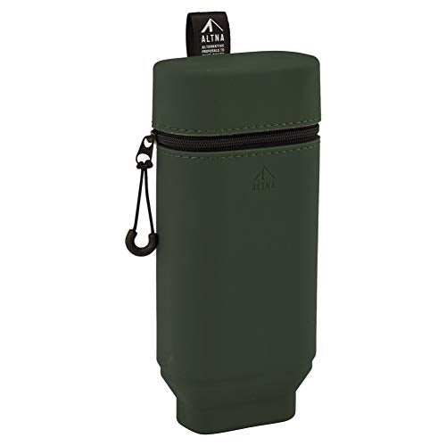 Lihit Lab A7759-22 Pen Case, Magnetic, Olive