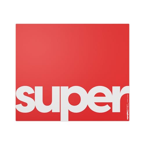 Pulsar Gaming Gears Superglide Pad v3 Glass Mouse Pad, XL, Red