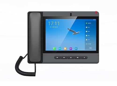 Fanvil Video Phone 20 SIP Lines WiFi Dual Band BT5.0 1Gigabit Port 10.1" Screen 8 Megapixel Camera