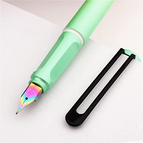 NSUQOA Shape School Supplies Student Office Stationary Nib Fountain Pen Ink(E)