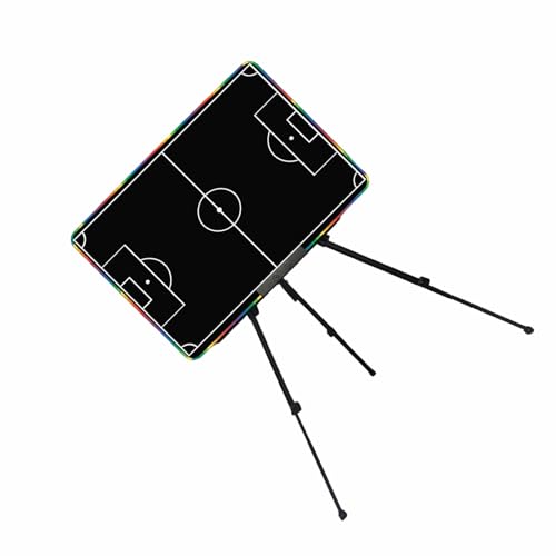 BELOWSYALER 28 Inch LCD Football Trainer Board Highlighting Encompassed Stand and Tap Erase Security for Strategic Planning Coaching Aid Training Tool