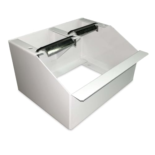 Globe Scientific LT-DIS500S Labeling Tape Dispenser for 500" Labeling Tape, 6-1/2" Length, 5" Width