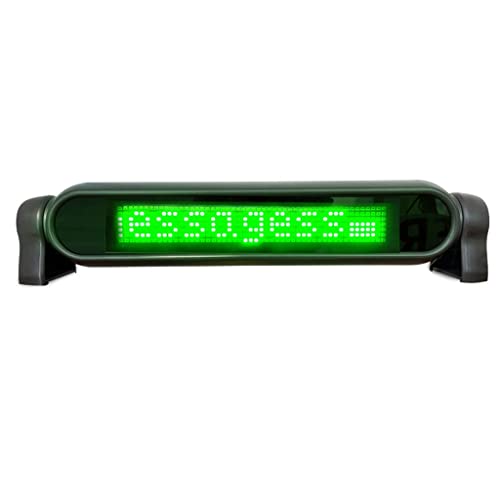 MekUk LED Sign Board Scrolling Message LED Car Display Car Rear Window Sign Board Scrolling Message Display Board with Remote Control for Store, Car, Business, Promotion (Color : Green)