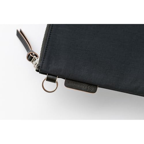ほぼ日 Hobonichi Techo Planner Accessory Tragen Flat Pouch for A5 Size (Black)