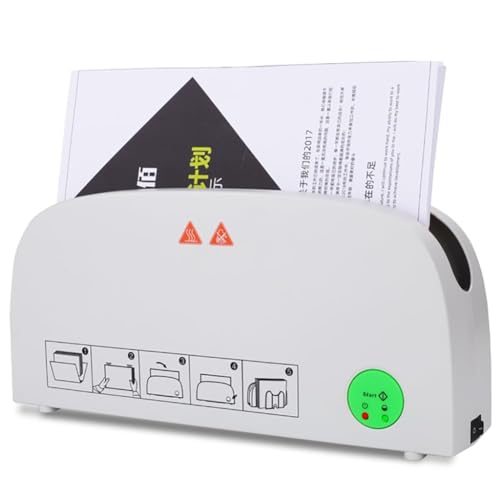 WHIPIN Hot Melt Binding Machine, Electric Mini A4 Thermal Binding Machine, 33mm Max Binding Thickness, Book Ridge Binding Kit, Simple Operation, Fast Binding for Photo Documents, Reports