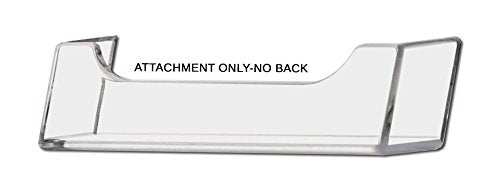 Marketing Holders 750 Pack Business Card Pocket for DIY Attachment Clear Acrylic Slot Holds 3.5" x 2" Printed Materials