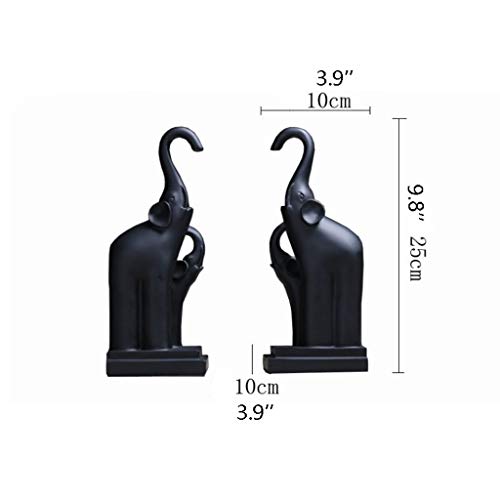 Book Ends Bookends for Heavy Books Creative Desk Stands Bookend Holder Home Decoration Office School Supplies Gift Student Bookends Books Support (Color : Black)