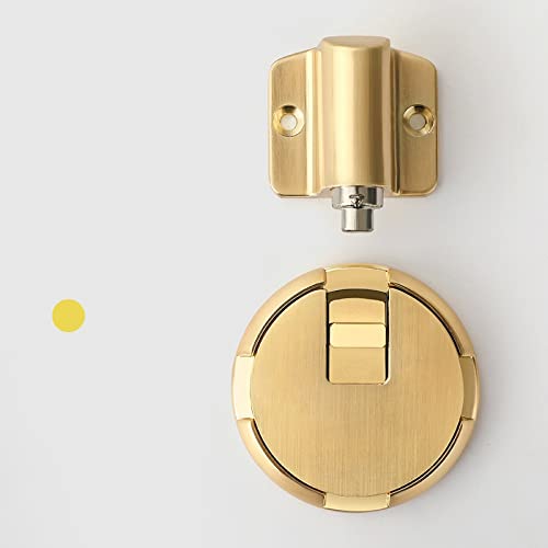 ZSRUIKJN Zinc Alloy Mechanical Door Stop Nail Free Stopper Holders Catch Stop Furniture Hardware