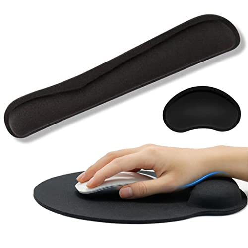 KKIUUUYTGT Wrist Rest Pad with Base Ergonomic Mousepad for Typist Office Gaming PC Laptop