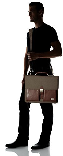 Tripp Lite NB1002OL Notebook/Laptop Brief Professional Olive Nylon/Koskin Slim-Line