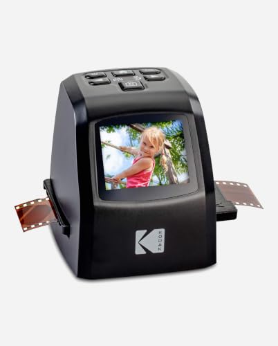 KODAK Mini Digital Film & Slide Scanner, 35mm, 126, 110, Super 8, 2.4" LCD