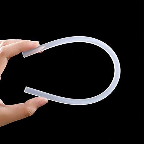 Lnanqing-Silicon Tube Transparent 11mm 7mm Hot Melt Adhesive Glue Stick Silicone High Viscosity Strengthen Stickiness, Flexible and Heat Resistant(11x300MM,50 Pieces)