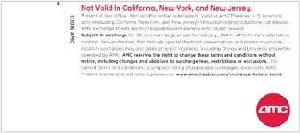 10 AMC Theatre Yellow Movie Tickets (SAVE 25!)