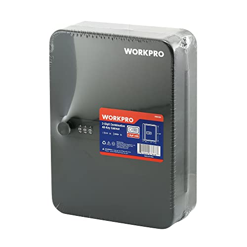 WORKPRO W082083 48 Key Steel Cabinet with Combination Lock 10 In. x 7 In. x 3 In. (Single Pack)