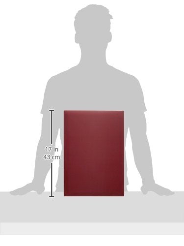 FSH-B4-R Certificate File, Cloth Pasting, Bi-Fold Type, B4 Size, Red, Office Supplies