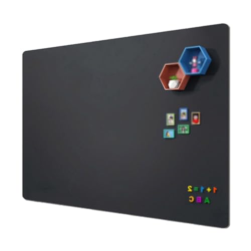 Removable Sticky whiteboard Film, Self Adhesive Magnetic Whiteboard Wallpaper Roll Multicolor Multiple Sizes(Black,47.2x70.7in(120x180cm))