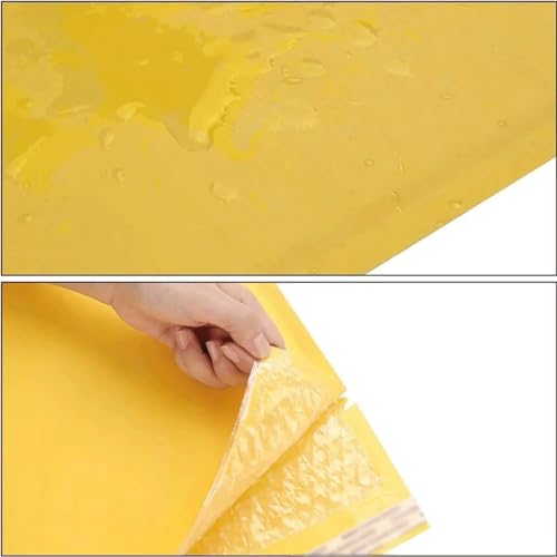 CFFQDQUANB Postal Bags Bubble Envelopes 100pcs Paper Bubble Envelopes Padded Mailers, for Shipping(13x18cm)