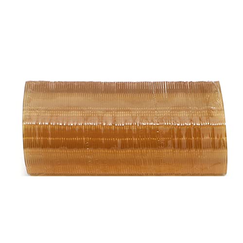 CLAKY About 70Pieces/Set Lens Templates Lens Eyeglasses Lens Blanks Lens Template for Maker Glasses Yellow