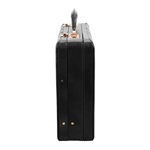 McKlein COUGHLIN, Leather 4.5" Expandable Laptop/Computer & Tablet Business Briefcase Attaché Bag, Men Women Laptop Briefcase, Laptop Compartment bag, Tablet Pocket bag, Business Bags, Travel Cases