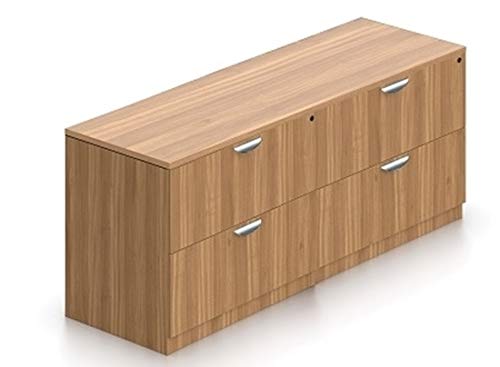 SL7122TOP-SL3622LF Lateral File Credenza, 72" w x 22" d x 29 1/2" h - American Dark Cherry