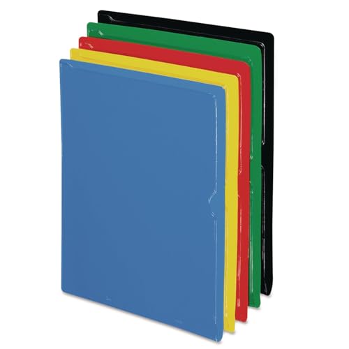 Pendaflex 62001 Heavy-Gauge Organizers, Letter, Vinyl, Five Colors, 25/Box