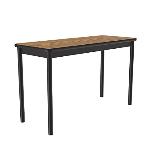 Correll Thermal Fused Laminate Lab Table with Medium Oak Finish LT3060TF-06