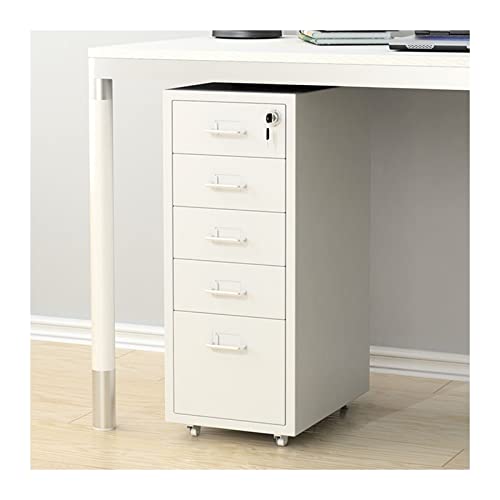 File Cabinet File Box Office File Cabinets5 Drawer Lockable File Cabinet Under Desk Metal File Cabinet for Legal/Letter/A4 File Storage Cabinets Vertical Storage Cabinet Filing Cabinet for Office(MODE