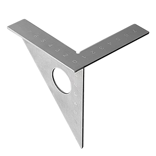 TEOYETTSF Hardness Angle Guide Ruler Woodworking Scriber Scribing Gauge Finder Protractor Stainless Steel Carpenter Measure Tool