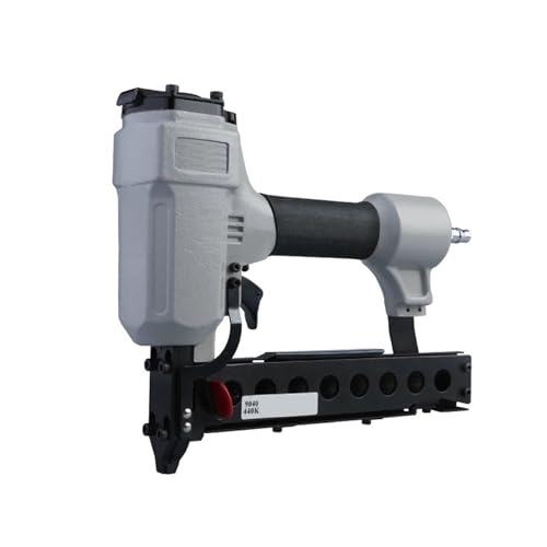 Pneumatic Stapler ，Powered Upholstery Stapler 9240/9040 Pneumatic Stapler Nail Gun Heavy Duty Narrow Crown Stapler 440K for 18GA(9040)