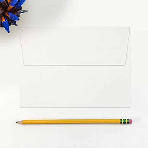 LUXPaper A7 Invitation Envelopes | Peel & Press | 5 1/4" x 7 1/4" | White | 24lb. Text | 1,000 Qty
