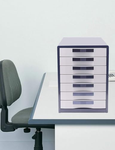 ELUKHT Office Filing Storage File Cabinets Flat File Cabinets Desktop Cabinet Storage Organizer Organizer 7 Drawers 710x410x500, Medium