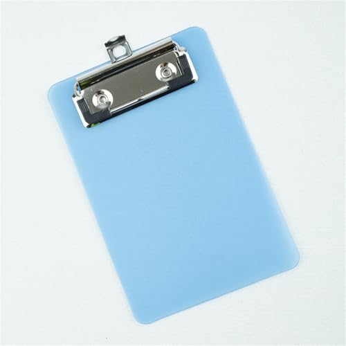 Clipboards Bulk 10Pcs Portable Multi-Function Clipboard Organizer Hangable Mini Plastic Note Holder for Home Office School for Professionals(Blue)