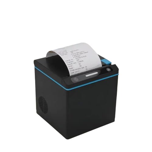 OFKSEWP Thermal Receipt Printer Compatible with Food Delivery Platforms, 300mm/s Print Speed, Supports 58mm and 80mm Paper, USB LAN WiFi Connectivity, Connects Up to 7 Devices