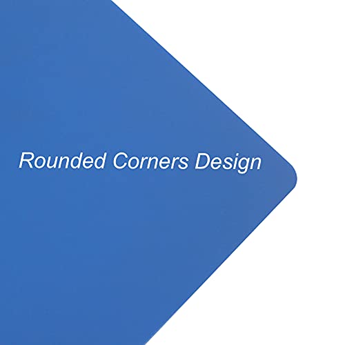 Acocony Punchless Binder Letter Size with 2 Clamp Blue 6-Pack