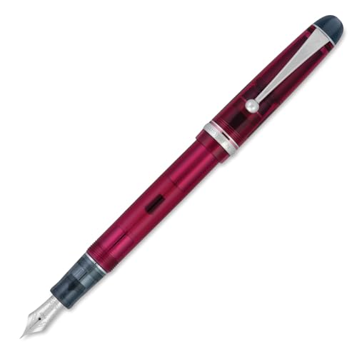 Pilot Custom 74 Fountain Pen, Medium Nib, Merlot Barrel (13348)