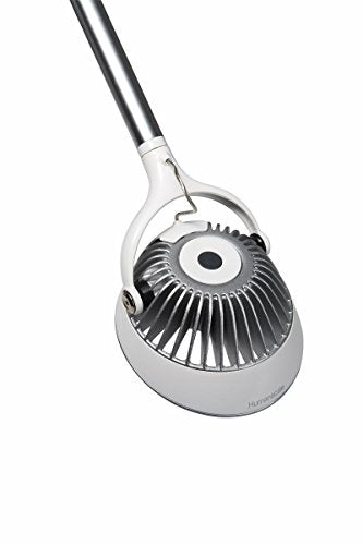 Humanscale Element Vision LED Light: Element Desktop Base - Arctic White (high Gloss)