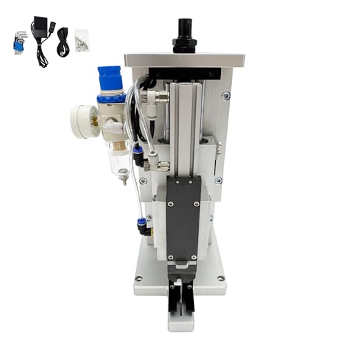 Yokoma Pneumatic Tag Attacher Pneumatic Tagging Tool Hang Tag Socks Staple Labeling Machine Single Needle Brand Tagging Machine Used for Garments and Textiles, AC110-220V