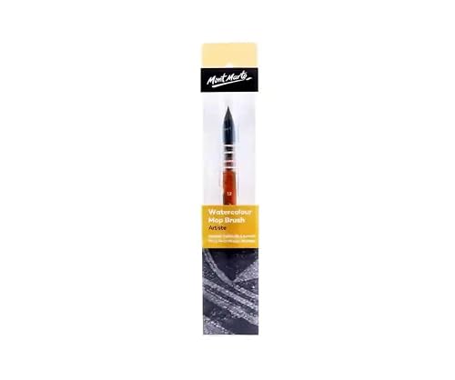 Mont Marte Watercolour Mop Brush, Natural, 12