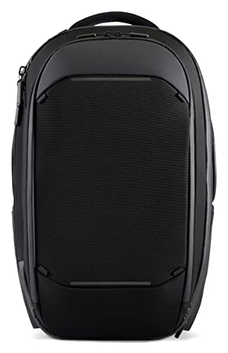 NOMATIC Navigator Travel Backpack - 32L Backpack with Laptop Compartment and 9L Built-In Expansion - Anti-Theft Carry-On Backpack for Travel - Water Resistant Travel Pack (Black)