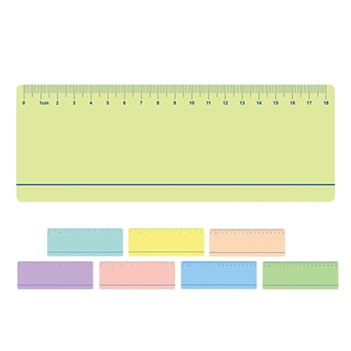 Guided Reading Strips 8-Pack Reading Strip Ruler Bookmarks, Measuring Guide for Dyslexia & Classroom Use