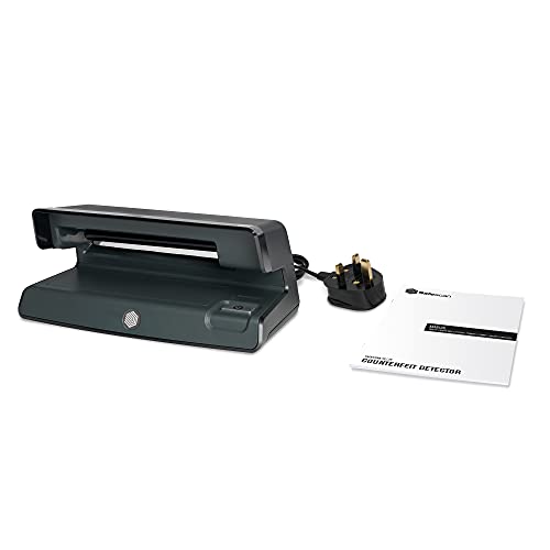 Safescan 50 UV Counterfeit Money Detector That Checks banknotes, Credit Cards and ID's - UV Money Checker for New Notes - Fake Money Note Checker with UV Light - UV Light Money Checker Machine