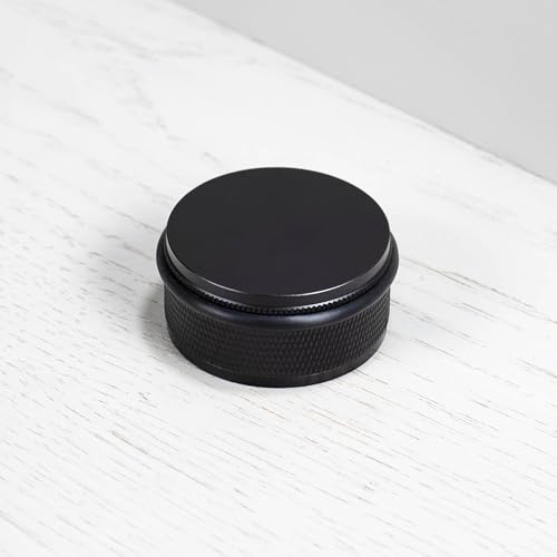 Buster and Punch Door Stops, Wall Mount, Floor Mount, Freestanding, Cross Knurl, Linear, Knurl, Multiple Colors, Black, Brass, Steel, Smoked Bronze (Steel, Floor Mount)